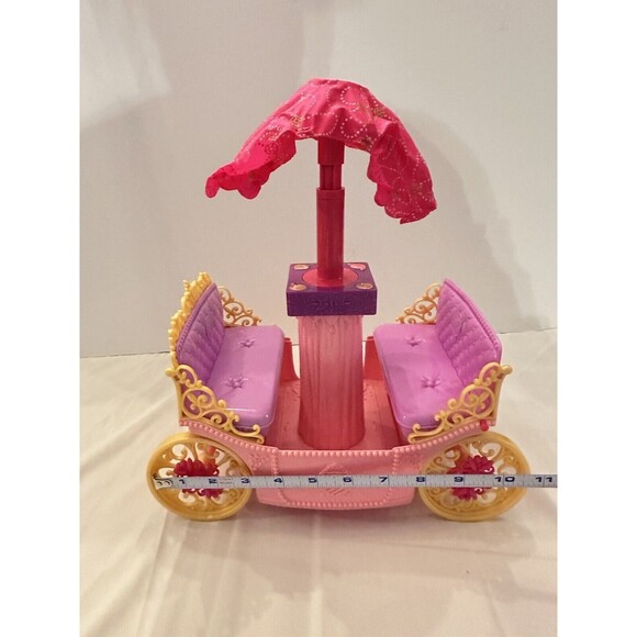 Barbie Princess Charm School Pop-Up Canopy Carriage 2011 - Picture 5 of 6